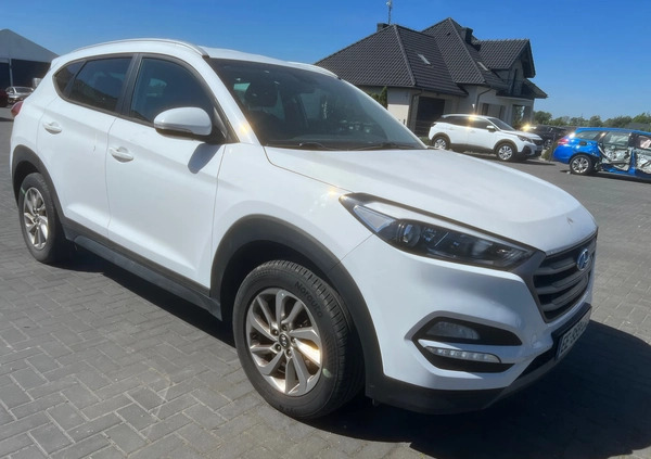 Hyundai Tucson cena 51900 przebieg: 106000, rok produkcji 2016 z Krzywiń małe 67